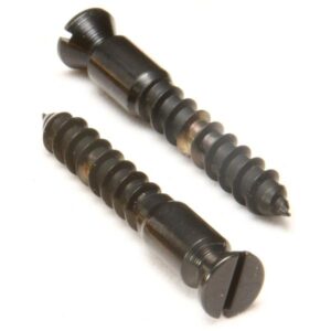 Original Bridge Mounting Wood Screws -Black-