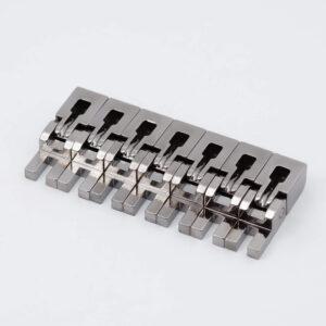 7-String Original Saddle Set (Set of 7) -Black Nickel-