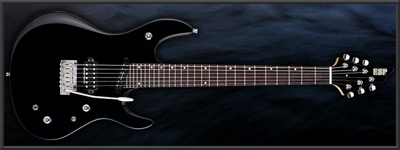 ESP Ruiza Model "Black Growl" Piezo 