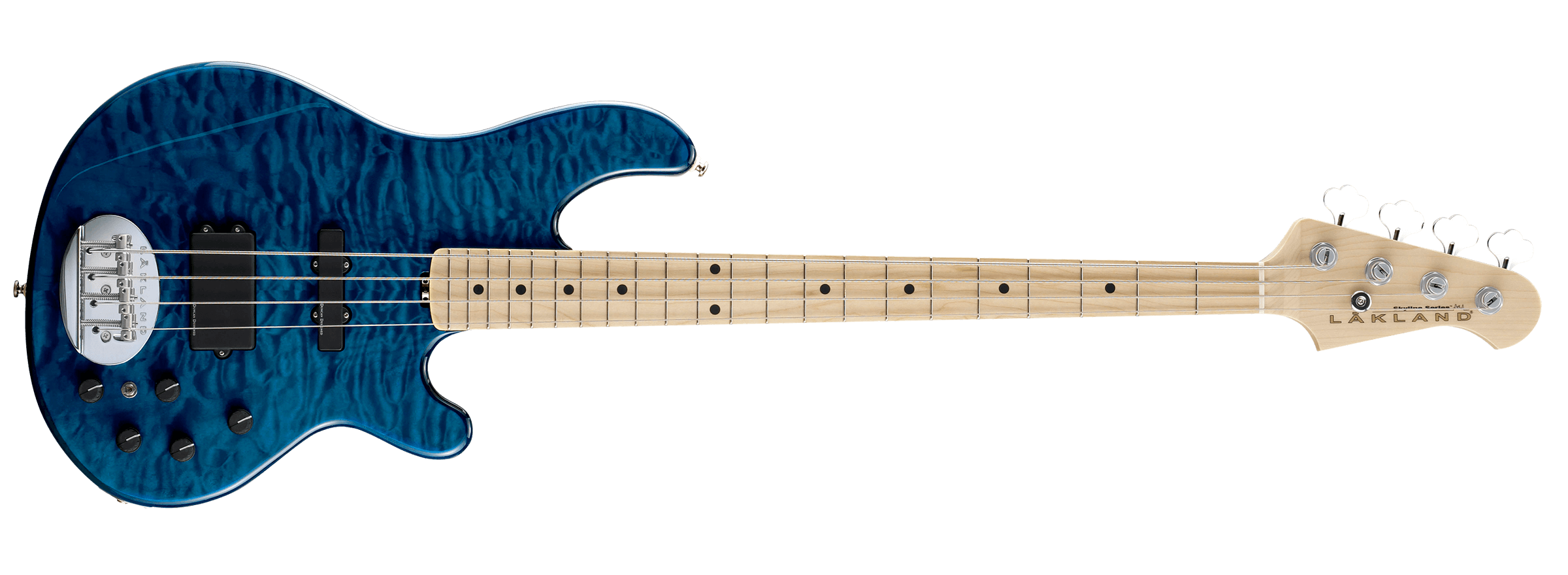 Blue Translucent / Maple FB