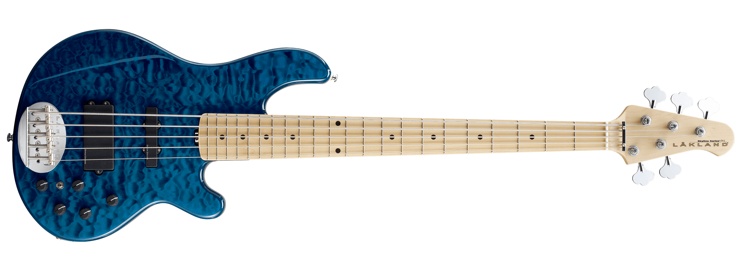 Blue Translucent / Maple FB