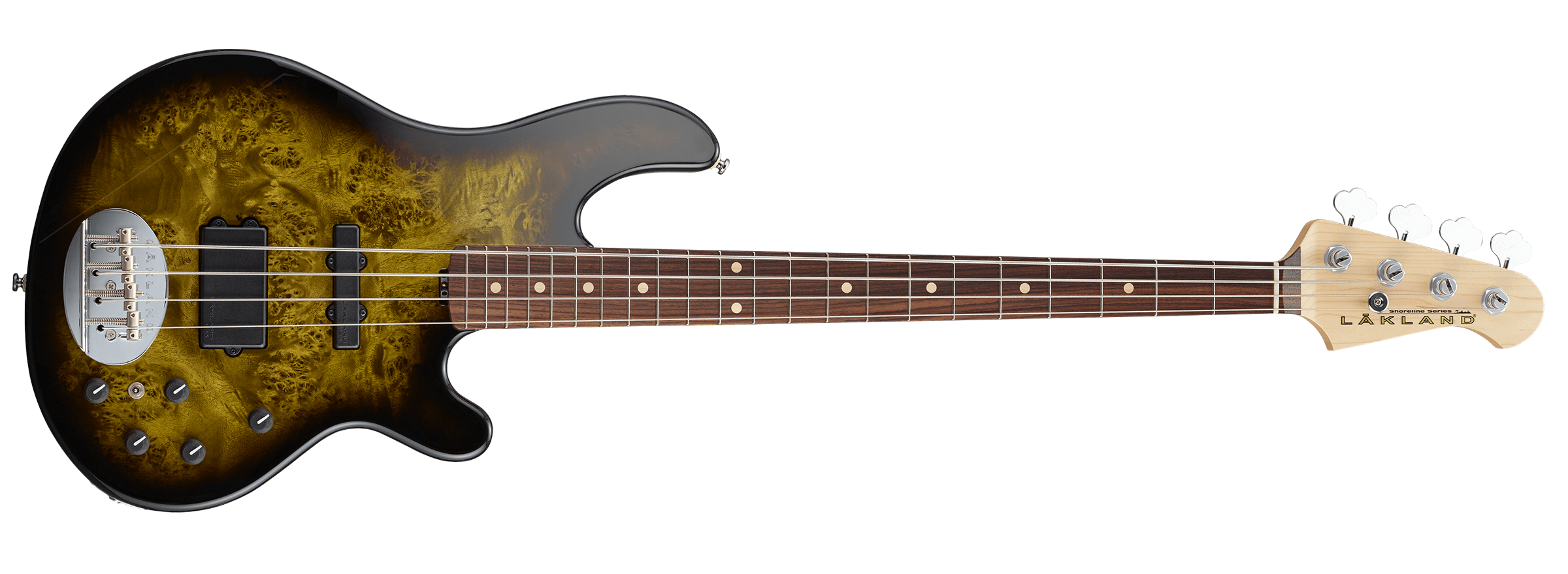 Dark Oak Green Sunburst / Rose FB