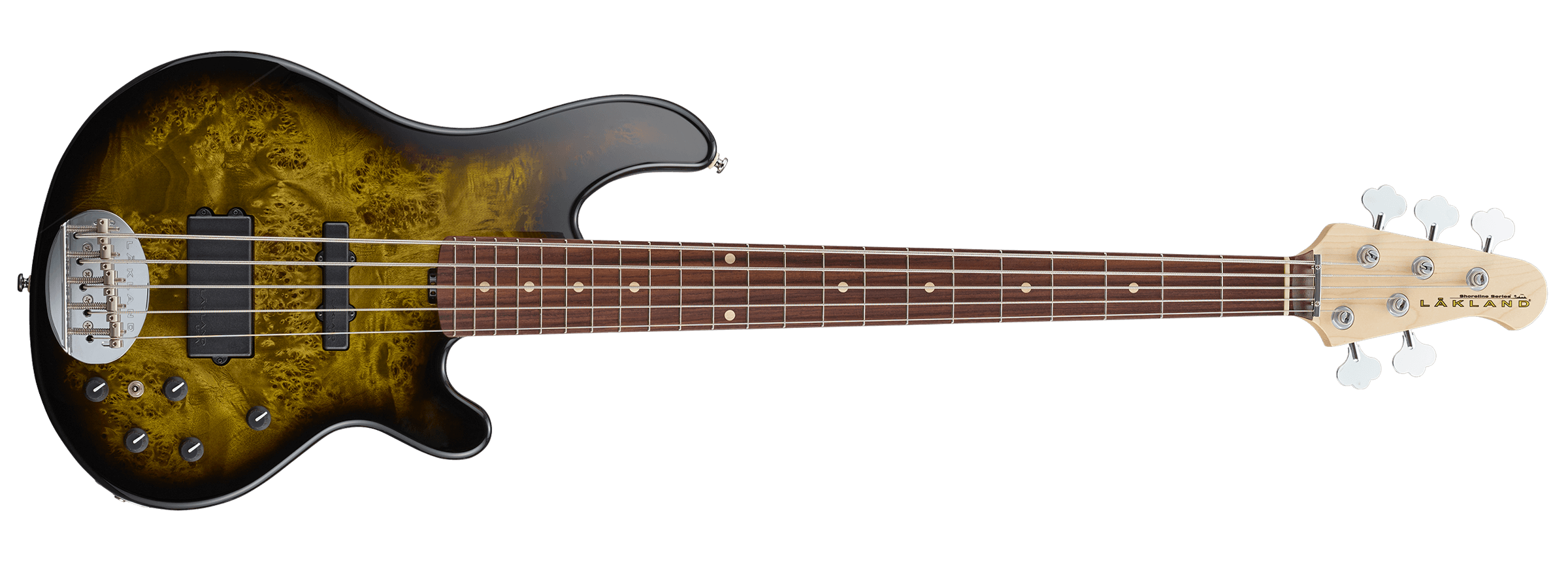 Dark Oak Green Sunburst / Rose FB
