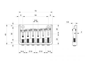 ESP Fixed Bridge Chrome