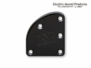 T-5 Neck Set Plate Brass Wide Black