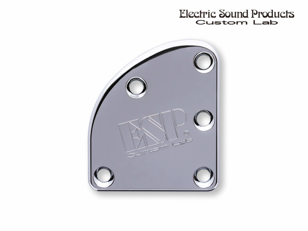 T-5 Neck Set Plate Brass Wide Chrome