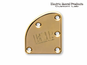 T-5 Neck Set Plate Brass Wide Gold
