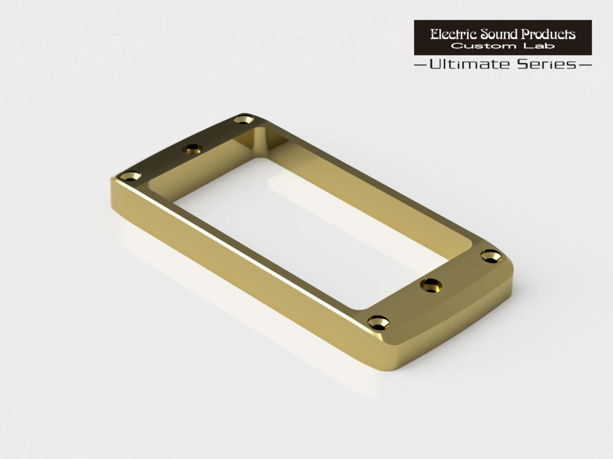 ESP Beveled PU Ring Flat-R Brass Gold