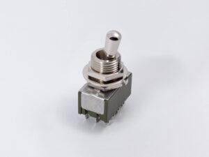 ミニトグルスイッチ 2-ON 12pin  Nickel