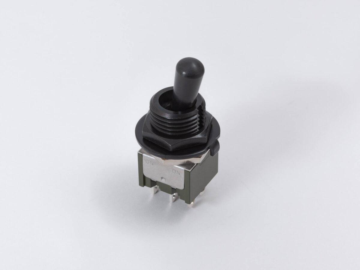 ミニトグルスイッチ 2-ON 6pin  Black
