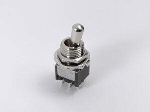 ミニトグルスイッチ 2-ON 6pin  Nickel