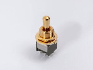 ミニトグルスイッチ 3-ON 6pin  Gold
