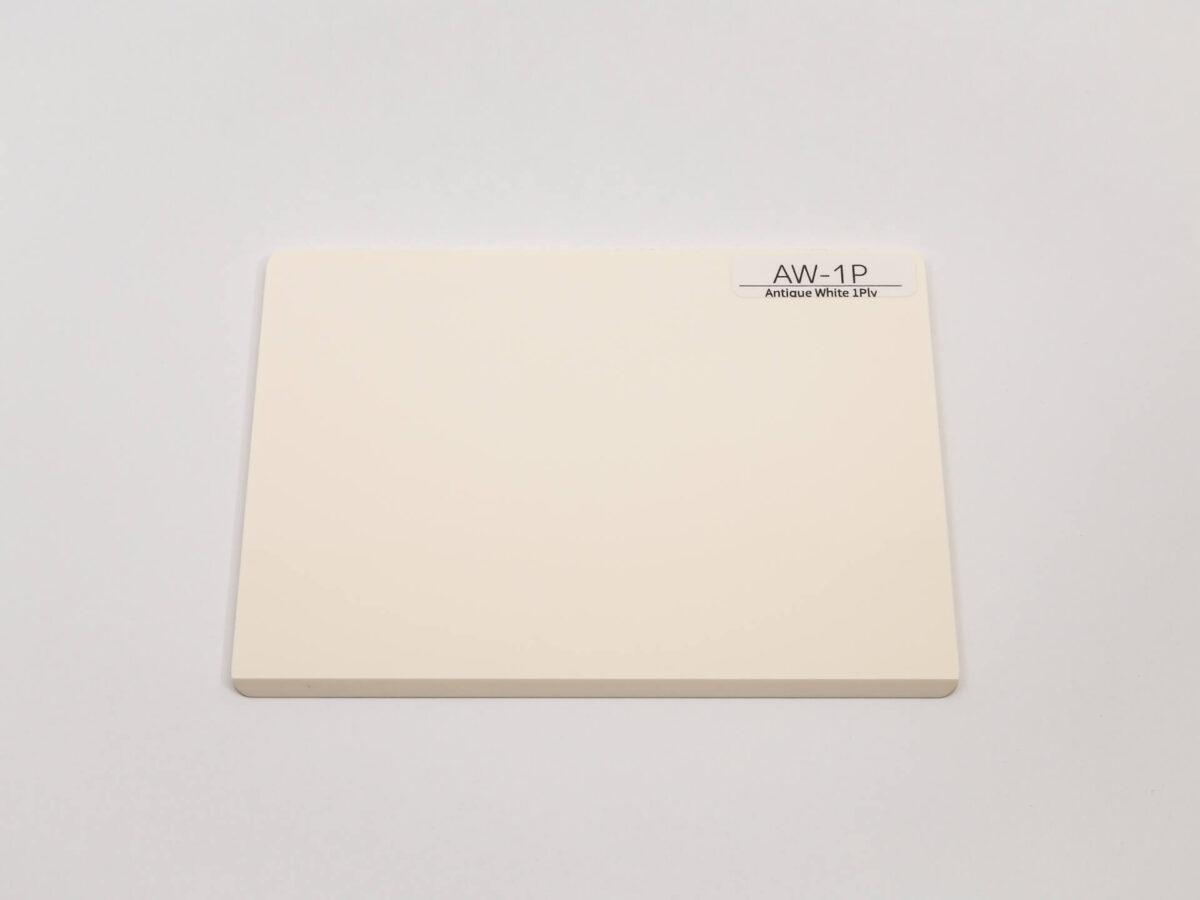 ピックガード用角板 AW-1P (アンティークホワイト 1ply)