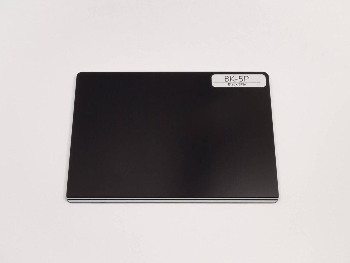 ピックガード用角板 BK-5P (Black 5ply)