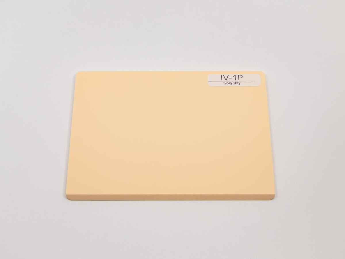ピックガード用角板 IV-1P (Ivory 1ply)
