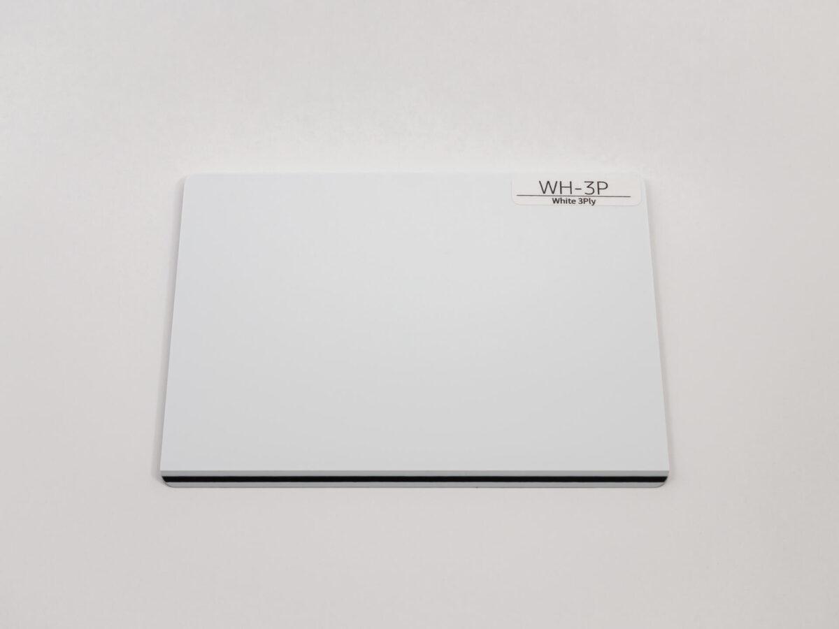 ピックガード用角板 WH-3P (White 3ply)