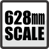 628mmスケール