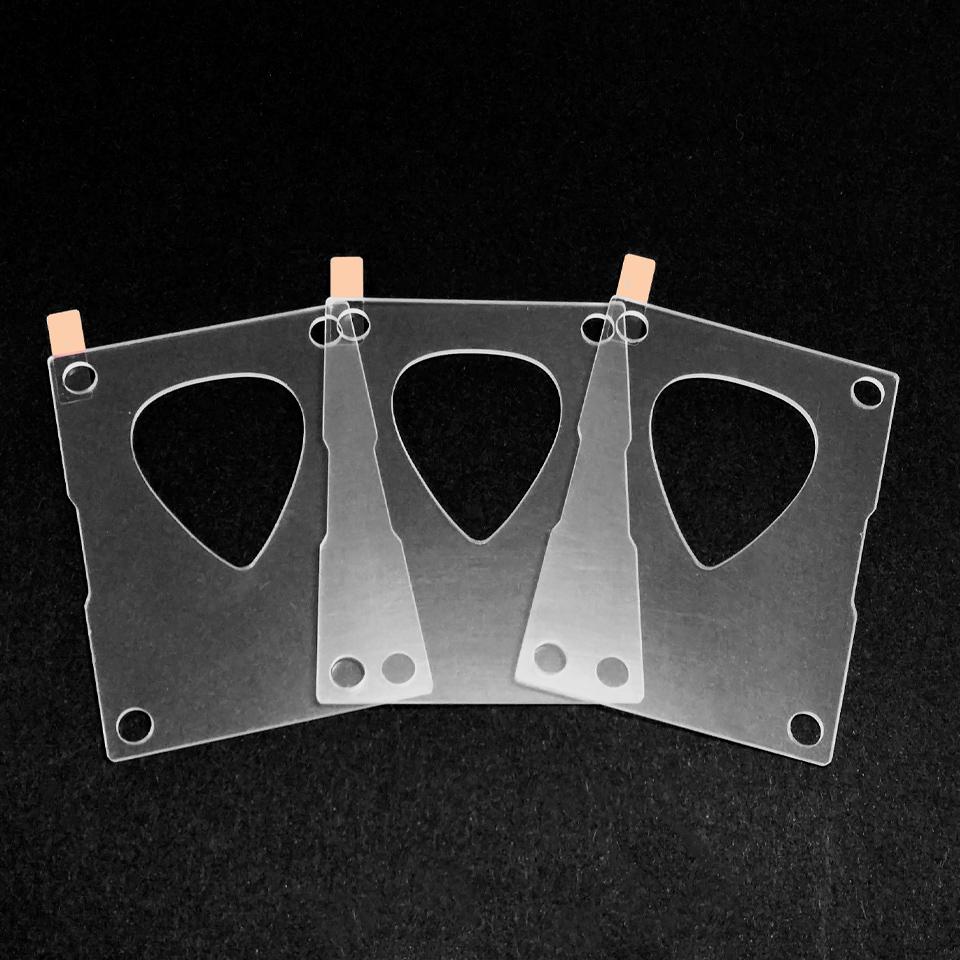 PICK MONOLITH Clear Plate for Teardrop Shape